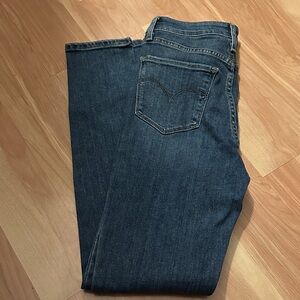 Levi's High-Rise Women's Jeans in Dark Blue Denim